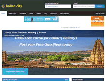 Tablet Screenshot of bellary.com